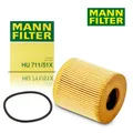 MANN FILTER HU711/51X ÖLFILTER FÜR CITROËN BERLINGO C2 C8 CITROËN FIAT QUBO DS