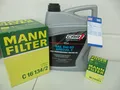 MANN Ölfilter, Luftfilter und 5Ltr. CAR 5W30 Motoröl Ford C-Max II