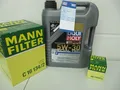 MANN Ölfilter, Luftfilter und 5Ltr. LM 5W30 Motoröl Ford C-Max II