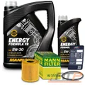 MANN ÖLFILTER + 6l 5W-30 FÜR CITROEN BERLINGO C2 C3 C4 C5 JUMPER JUMPY DS FIAT