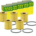 5x MANN-FILTER HU 711/51 x ÖLFILTER MIT DICHTUNG FILTEREINSATZ 5-STÜCK!