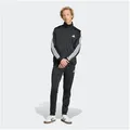 adidas Sportswear Trainingsanzug M 3S TR TT TS (2-tlg), für Laufen und sportliche Aktivitäten, zweiteiliges Set schwarz XL