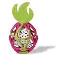 Ravensburger 12034122 Play+ Sensorik-Greifling: Drachenfrucht, Spielzeug ab 0 Monate, Zahnungshilfe, Motorikspielzeug aus Silikon mit Knistertuch