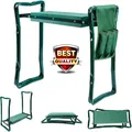 Garten Kniebank Gartenhocker klappbar Gartenstuhl mit Gerätetasche bis 150kg DHL