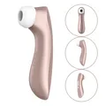 Satisfyer Pro 2 Plus Druckwellenvibrator für Sie, Air Pulse Auflegevibrator USB