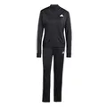 adidas Damen Essentials 3-Stripes Track Suit, Black, S