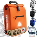 FREITHAL 3in1 Fahrradtasche [25L] - Verwendbar als Gepäckträgertasche, Rucksack & Umhängetasche - Wasserdichte & Reflektierende Fahrradtasche Rucksack