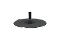 FLECK Dachdurchführung Schrumpfi Flachdach Allzweck Durchgang mit Flansch aus Bitumen 22mm, Spezial-Hart-PVC
