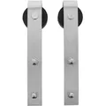 Intersteel - 2-teiliges Laufrollen-set Basic 290 Mm Edelstahl Gebürstet