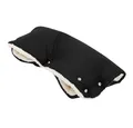 Joyz Kinderwagen-Handwärmer Kinderwagen Handwärmer 45x22x6 cm Schwarz aus Flanell Joyz, (2-St), Schwarz Atmungsaktiv Wasserdicht Winddicht Universalgröße