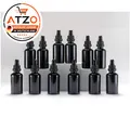Pipettenflasche 50ml Schwarz Glas 12 Stück Tropfflasche Labor Arom