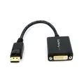 Startech Displayport Adapter 0,15m DP zu DVI HDTV passiv St./Bu. schwarz