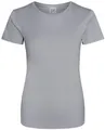 Just Cool Trainingsshirt Girlie Cool Sport T-Shirt + WRAP zertifiziert, Heather Grey (Solid)