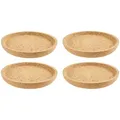 Leonardo Untersetzerset Gocce, Braun, Holz, 4-teilig, Kork, rund, 8.70x1.20x8.70 cm, Wohntextilien, Tischwäsche, Untersetzer
