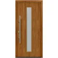 EcoStar Haustür Isopro IP 020S Golden Oak 110 cm x 210 cm DIN L