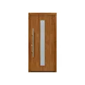 Hörmann Ecostar Haustür "ISOPRO IP 020S", golden oak, 110 x 210 cm (B x H), DIN Links