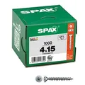 SPAX Universalschrauben T20 Senkkopf WIROX 1191010400155 4 mm x 15 mm, 1.000 St.