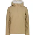 CMP Damen Reverse Hoodie Jacke (Größe 4XL, beige)