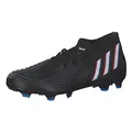 Adidas Unisex Predator Edge.2 FG Sneaker, core Black/FTWR White/Vivid red, 42 EU