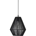 PR Home Hängeleuchte Rio, Schwarz, Naturmaterialien, 28x37x28 cm, Lampen & Leuchten, Innenbeleuchtung, Hängelampen, Esstischlampen