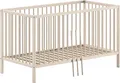 Babybett Kara-lynn 144x76x84 Gitterbett Massivholz Buche Natur