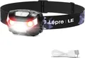 LE LED Stirnlampe USB-C Akku Rotlicht IPX4 Kopflampe Camping Outdoor
