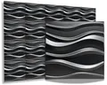 3D Paneele PVC Kunststoffpaneele Wandpaneele Gaming Zimmer Wand Decke 3D Optik Wave (20) PVC 3D Platten