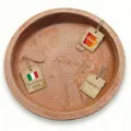 Teramico Untersetzer Teller für Pflanzgefäße Verschiedene Größen -Italienisches Terrakotta- ABSOLUT FROSTFEST Handarbeit (34cm)