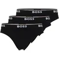 BOSS Slip (Packung, 3er-Pack) mit Logo Webbund schwarz L