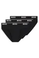 BOSS Herren Brief 3p Co/EL Slips, Black 001, L EU