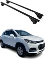 Dachträger Grundtäger für Chevrolet Trax 2013-2022 75kg Metall Schwarz 2 tlg