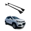 Dachträger Grundtäger für Chevrolet Trax 2013-2022 75kg Metall Schwarz 2 tlg