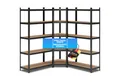 ALL Schwerlastregal Eckregal - Sets Premium Qualität, Eckregal 180x70x40cm + 2x 180x90x40cm 3750kg Traglast