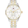 Tommy Hilfiger Damen Analog Quarz Uhr mit Edelstahl Armband 1782750