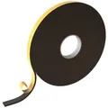 Lumonic 10m EPDM Dichtungsband Selbstklebend 20mm x 5mm | Moosgummi Dichtband für Fenster + Türen | Fensterdichtung, Türdichtung, Gummidichtung zum Kälteschutz