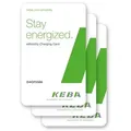 Keba 127939 RFID Karten (10er Packung), KEBA RFID cards design+UID