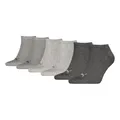 PUMA 3 Paar Unisex Herren Damen Sportsocken Kurzsocken Sneaker Socken, Farbe:Grau, Größe:39-42, Artikel:-800 anthracite/l mel grey/m mel grey