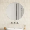 vidaXL Wandspiegel 70 cm aus Rundglas