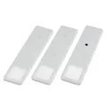 kalb | LED Unterbauleuchten SET Solid2, silbergrau mit mech. Schalter, 3W, 200cm Kabellänge, Auswahl:3er Set neutralweiss