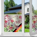 d-c-fix Fensterfolie Miraflores - 45 cm x 1,5 m – statische Sichtschutzfolie mit modernem Muster für Glasflächen – selbsthaftend, blickdicht, dekorativ