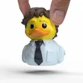 TUBBZ Mini: The Office - Jim Halpert Cosplaying Rubber Duck Vinyl Figure Jim (Mi