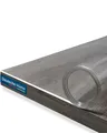 TEXMAXX Tischfolie transparent 2mm mit abgeschrägter Kante/Tischschutz transparent versch. Größen und Wunschmaß/Tisch Schutzfolie transparent/Folie für Tisch aus PVC - 80 cm x 120 cm
