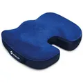 casimum Sitzkissen, Blau, Textil, Füllung: Viskoelastischer Kern, 45x34 cm, Oeko-Tex® Standard 100, Wohntextilien, Kissen, Sitzkissen