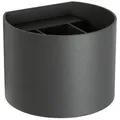 Lucide Led-Wandleuchte Xio, Grau, Metall, rund,rund, F, 13x9.7x11 cm, RoHS, Reach, LED-Leuchtmittel austauschbar, kabellos, Lampen & Leuchten, Innenbeleuchtung, Leuchten nach Räumen, Wohnzimmerlampen