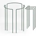 TTL GARDEN Strauchstütze 120x40cm 3er Set Pflanzenhalter Rankhilfe Metall Stabil Wetterfest