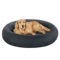 Hundebett flauschig, Katzenbett, Donut Kissen, waschbar, Polsterung in der Mi...