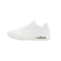 Skechers Herren UNO Stand ON AIR Sneaker, White Durabuck/Mesh, 47.5 EU