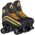 Apollo Disco Roller, Classic Roller | Rollschuhe für Kinder und Erwachsene | größenverstellbare Quad-Skates, 3 Größen, verstellbar von 31 bis 42 | Rollschuhe Damen in schicken Designs
