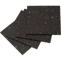 Conacord Antirutsch-Matte Gummigranulat Länge 10 cm Schwarz 4 Stück