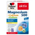 Magnesium 500 + Calcium + Kalium - Hochdosiertes Magnesium als Beitrag für di...